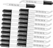 Healifty 20pcs Glass Scale Droppers Multi-purpose Pipette Droppers for Home School Experiments Straight Practical Easy to Use