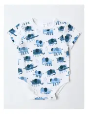 [Sprout] Essential Little Trunk Bodysuit in White