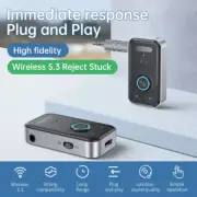 2in1 USB Wireless Bluetooth 5.3 Transmitter&Receiver Audio Adapter 3.5mm Aux Car