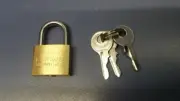 Lot of 36 Small Brass Padlock (20MM) Mini Tiny Lock Box Jewelry Drawer