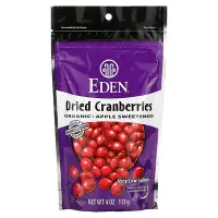 在飛比找iHerb優惠-[iHerb] Eden Foods 有機蔓越莓乾，4盎司（