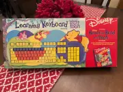 NEW Disney "Winnie the Pooh" Computer Learning Keyboard w/ reading software