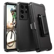 For Samsung Galaxy S21 Ultra 6.8" Case Cover With Belt Clip Fit For Otterbox