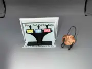 MINIATURE DOLLHOUSE 1:12 MODERN SOFT DRINK TAP UNIT - M51