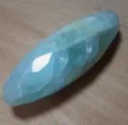 585 Grams Beautiful Big Faceted Aquamarine Massage