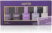 Apres Nail French Manicure Set | Includes 5 Ombre Color | Each Bottle 15mL / 0.5 Fl Oz | 2022 Version (Tokyo)