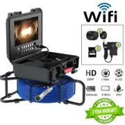 9" Monitor 30M Pipe Inspection Camera HD Drain Sewer Pipeline Video Endoscope