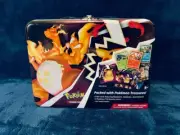 Pokemon TCG Charizard Lunch Box Collector Chest w/ Booster Packs - New - Sealed