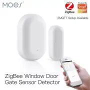 MOES Tuya ZigBee Intelligent Door and Window Sensor Wireless Alarm System APP