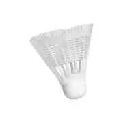 Badminton 6 Count White Shuttlecocks
