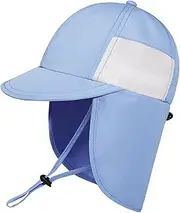 [ACTLATI] Baby Sun Hat with Neck Flap UPF 50+ Infant Toddler Boys Girls Summer Beach Hat for Traveling Swim Fishing Cap