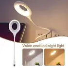 Voice Control Smart Moon Lamp Can Be Timed Night Light Fashion Bedside Lamp