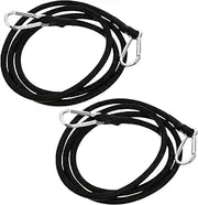 HOMOBABE 2Pcs Elastic Cargo Binder Strap Tightening Belt for Goods Binding and Luggage Stacking and Flexible Tension Cord for Secure Transport