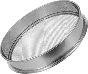 Stainless Steel Mesh Screen Metal Sifting Tool Sift Screen Sifter for Gardening Compost Sieve Sand Sifters Sieve Garden Supplies Metal Strainer Soil Screener Silver Stainless Steel