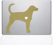 The Decal Guru I Love My Foxhound MacBook Decal Vinyl Sticker - 13" MacBook Air