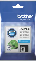 Brother LC432XLC Cyan Ink Cartridge