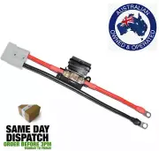 Anderson Style Plug To 8 mm Lugs 6 b&s cable 30 CM Long Comes With 50 Amp Fuse