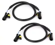 HID Extension Wire 50CM 9006 Two Harness Head Light Repair Plug Socket Lamp