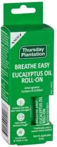 THURSDAY PLANTATION Breathe Easy Eucalyptus Oil Roll-On 9ml