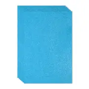 6Pcs 2mm(1/10") Glitter Foam Sheet Light Blue Non Adhesive, 16x24inch(40x60cm)