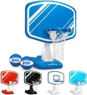 Splash Hoop Swimming Pool Basketball Game Includes Poolside Water Basketball