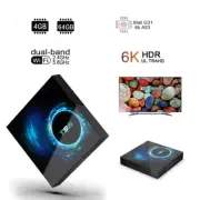 T95 6K TV BOX Android 10 CORE 2.4/5G WIFI HDMI Remote Control 3D Media Streamers