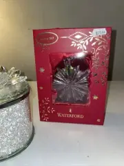 Waterford Crystal 2017 Annual Snowstar ornament w/ enhancer #40023161 Boxed