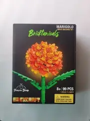 Bricktanicals Marigold Brick Building Set 99 pieces New in Box