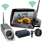 1080P Wireless Reverse Camera 7" Recording Monitor Work Security Magnetic System