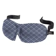 Bucky 40 Blinks Blue Atlas Sleep Mask Contoured Travel Padded Foam Blindfold
