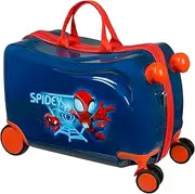 [Undercover] Ride-on Trolley with Licence Motif - Children's Luggage to sit on - Maximum Load 50 kg - with Practical Carrying Handles - Sturdy Travel Suitcase