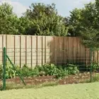 Wire Mesh Fence Green 1x25 m Galvanised Steel vidaXL