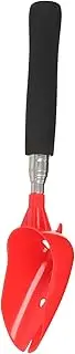 EXAOMBLE Telescopic Nesting Spoon Feeder Pet Spoon Fishing Lure Fishing Rod Holders Boat Kitchen Baits Tip Gig Fishing Scale Tray Hooks Utensil Sea Fishing Rod Pole Reel Gripper Net Abs Red