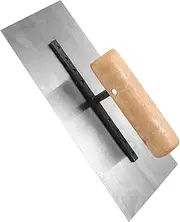 Tofficu Drywall Trowel with Handle Steel Finishing Tool for Plastering and Smoothing Durable Hand Trowel for Easy Wall Scraping and Construction Tasks