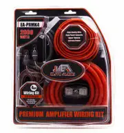 ELITE AUDIO PREMIUM 4 GAUGE CCA CAR AMP AMPLIFIER WIRE INSTALL KIT RCA MINI-ANL