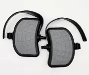 Cybex Pedal Black/Gray 9/16" W/Auto Adjustable Straps, Sold in Pairs