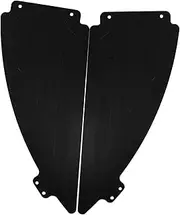 Healeved 2pcs Wheelchair Apron Wheelchair Guard Board Abs Black