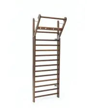 [Nohrd] Exercise & Stretching Wallbar 14 Combo bar in Walnut