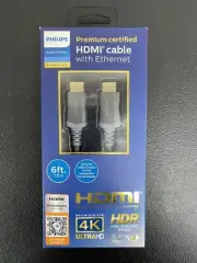 Philips 6' Premium HDMI Cable High Speed with Ethernet - Black