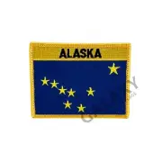 Alaska State Patch / Alaska Flag / Iron On