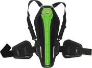 Zandona Hybrid Back Pro RS X8 Back Protector, black-green for Men One Size Black Green