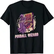 VidiAmazing Pinball Machines Arcade Gamer Player - Pinball Wizard ds1275 T-Shirt