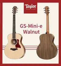 在飛比找樂天市場購物網優惠-【非凡樂器】Taylor 【GS-Mini-e Walnut