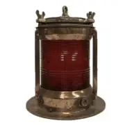 360 Degree Copper Red Fresnel Lens Navigation Light