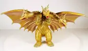 GIANT 1998 BANDAI KAIJU SOFUBI GODZILLA, GRAND KING GHIDORAH 12” Vinyl Figure