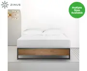 Zinus Ironline Metal & Wood 35cm Bed Base