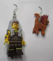 LEGO Minifigure Loop Earrings - Sherry & Scratch - (2 Pieces)