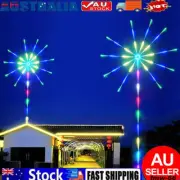 Bluetooth Smart Fireworks LED Light Starburst Christmas Garden Night Lamp Decor⊙