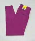Danskin Women's Lightweight Active 7/8 Legging, Meadow Mauve, Size S