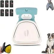 Popo Doggy Scooper, Popodogy Portable Foldable Pet Waste, Popodogyy Dog Poop Catcher with Bag (6 Rolls), Portable Foldable Pet Waste Scoopers, for Dog (Beige,Large)